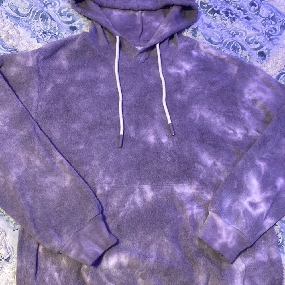 Tie Dye Purple Hoodie